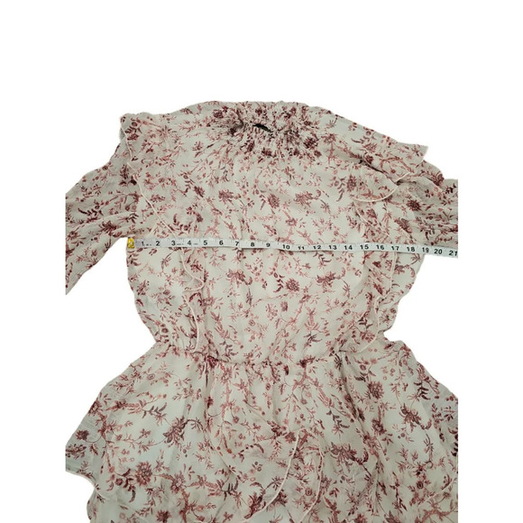 Minkpink Melanie Floral Chiffon Ruffle Dress Size XL - Picture 9 of 12